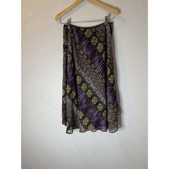Bundle of 2 Flowy Y2K Fairy Feminine Skirts Asymmetrical Flowy Whimsigoth Boho - Picture 1 of 6